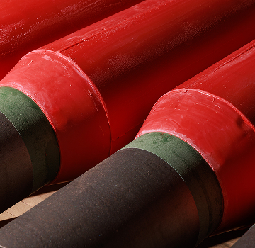  涂有基于博思迈树脂系统涂料的输油管道